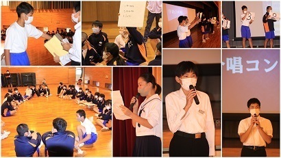 能生中学校の風景 能生中トピックス 合掌コンクール関係 生徒集会 9月29日 火 の放課後に 生徒集会が行われました 今回の生徒集会は いよいよ迫ってきた合唱コンクールについて 以下のことが行われました 合唱コンクールについての説明 能生中学校の風景 能生中トピックス 合掌コンクール関係 生徒集会 9月29日 火 の放課後に 生徒集会が行われました 今回の生徒集会は いよいよ迫ってきた合唱コンクールについて 以下のことが行われました 合唱コンクールについての説明